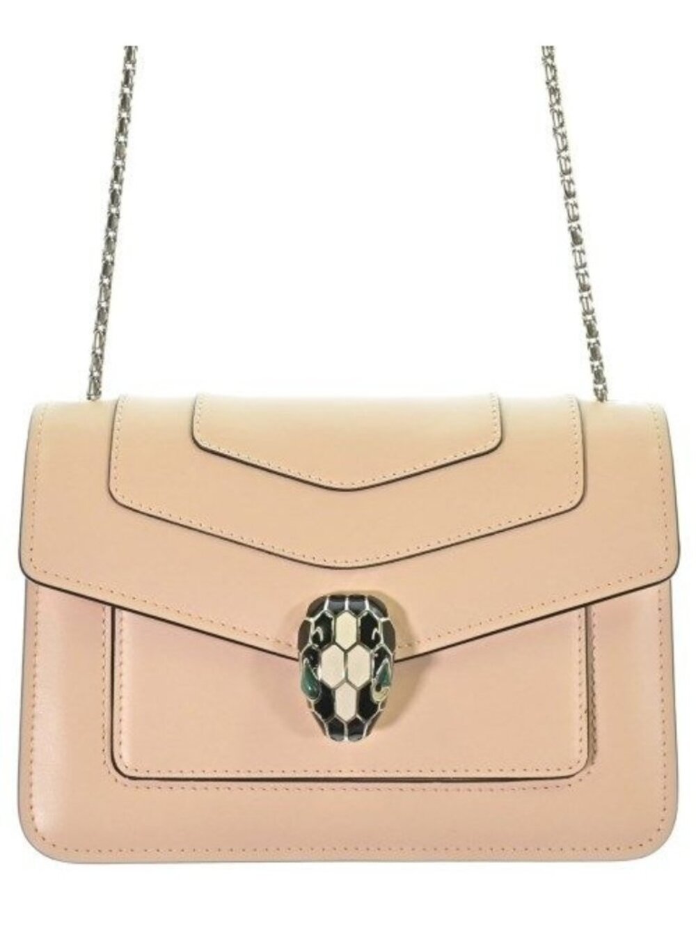 Bvlgari Serpenti Forever Chain Shoulder Bag Pink